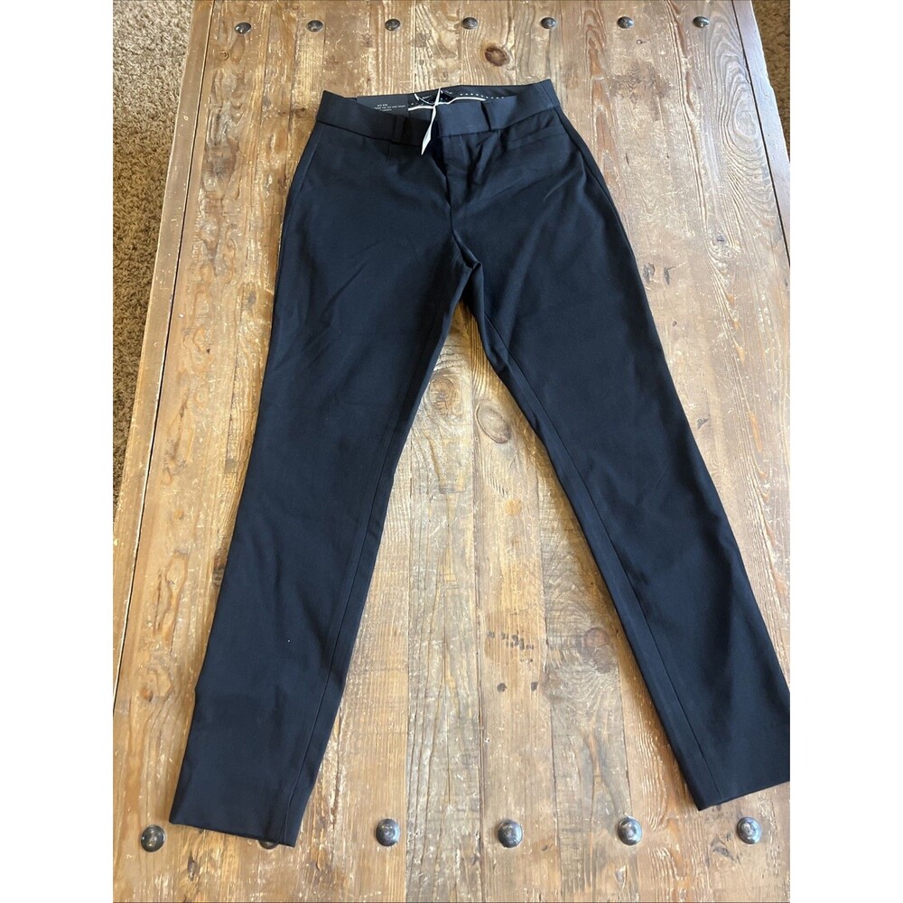 Banana Republic Sloan Black Mid Rise Ankle Pants NWT Women’s Size 00 P Slimming